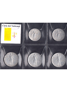 Vaticano Lire 5 e 10 Pio XII Italma busto provvidenze lotto 5 Pz